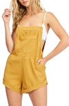 Billabong Wild Pursuit Overalls In Sunset Gold