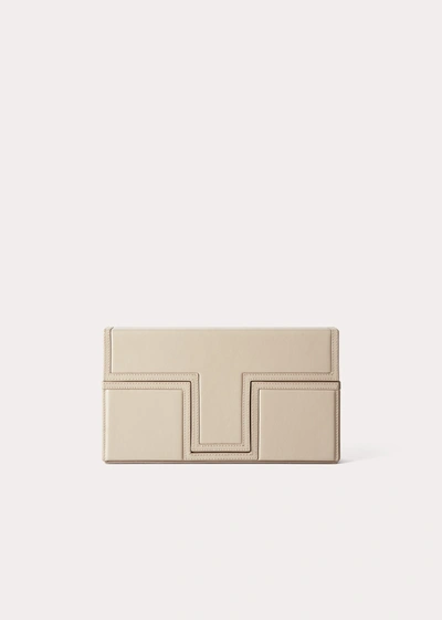 Totême T-clutch Ivory