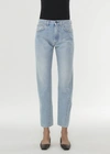 Totême Twisted Seam Denim Light Blue Wash In Light Blue Wash