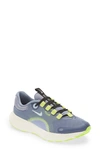 Nike React Escape Run Running Shoe In Ashen Slate/ Green/ Purple