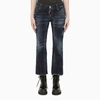 Dsquared2 Blue Flared Jeans With Paint Splatters In Light Blue