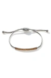 John Hardy Sterling Silver Classic Chain Citrine Medium Pull Through Bracelet In Orange