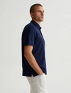 Ag Bryce Short Sleeve Polo In Deep Navy