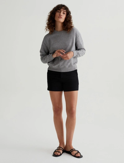 Ag Nova Cotton Sweatshirt In Heather Grey