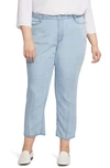 Nydj Relaxed Straight Ankle Jeans In Sumstripes In Summerville Stripes