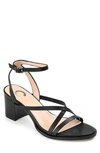 Journee Collection Anika Strappy Sandal In Black