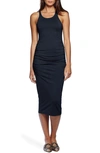 Michael Stars Racerback Midi Dress In Sangria