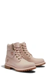Timberland Women's Waterproof 6" Premium Lug Sole Boots Women's Shoes In Light Pink