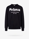 Alexander Mcqueen Graffiti Core Crewneck Sweatshirt In Black