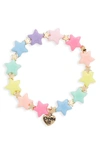 CHARM IT STAR BEADED STRETCH BRACELET