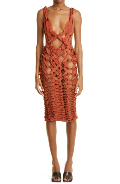 red cage dress Sweetheart Lace Cage Cocktail Dress