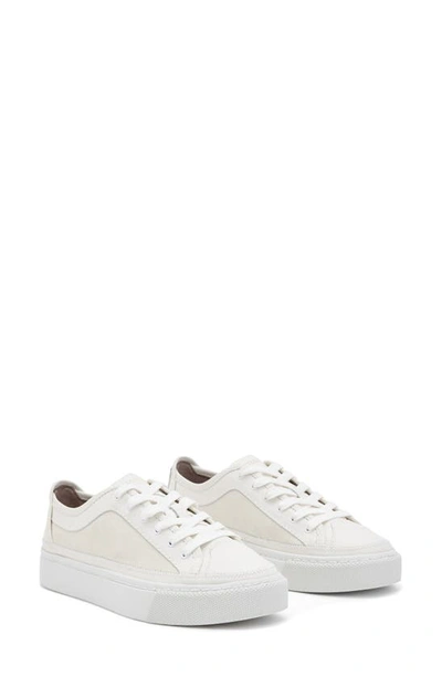 Allsaints Milla Platform Sneaker In Chalk White