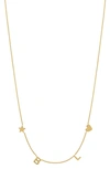 Bony Levy Personalized Charm Necklace In 14k Yellow Gold - 4 Charms
