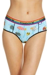 Tomboyx Hipster Briefs In Aquarium Print