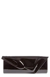 Christian Louboutin Women's So Kate Patent Leather Baguette Clutch In Black