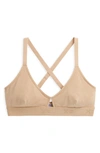 Tomboyx Stretch Modal Lounge Bralette In Chai