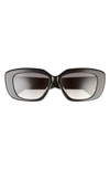 CELINE TRIOMPHE 55MM RECTANGULAR SUNGLASSES