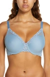 Natori Feathers Full Figure Underwire Bra In Windy Blue