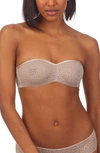 DKNY MODERN LACE STRAPLESS UNDERWIRE BRA