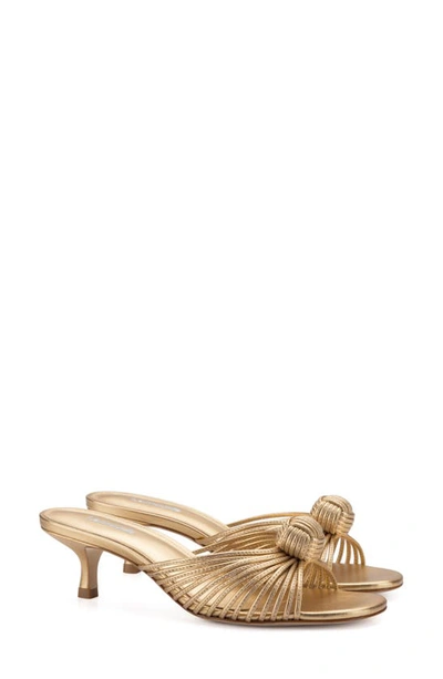 Larroude Valerie Sandal In Gold