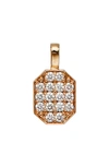 SETHI COUTURE SETHI COUTURE SMALL PAV� DIAMOND TAG PENDANT