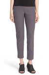 EILEEN FISHER Stretch Crepe Slim Ankle Pants,S7TK-P0696P