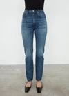 Totême Toteme Tapered Leg Denim In Dark Vintage Wash