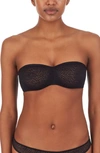 Dkny Modern Lace Unlined Strapless Bra Dk4025 In Black