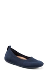 Fitflop Allegro Knit Ballet Flat In Midnight Navy