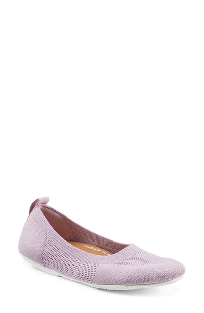 Fitflop Allegro Knit Ballet Flat In Soft Lilac
