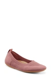 Fitflop Allegro Knit Ballet Flat In Warm Rose