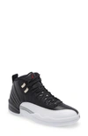 Jordan Air  12 Retro Basketball Shoe In Black/ Varsity Red/ White