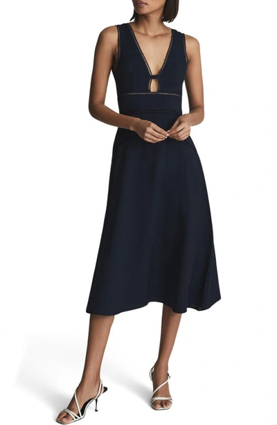reiss crochet dress Leena Inset In Navy The IBIZA Mini Dress giving you instant poolside maxi dress sewing pattern Rental Duration:16 Days Crochet fringe trim
