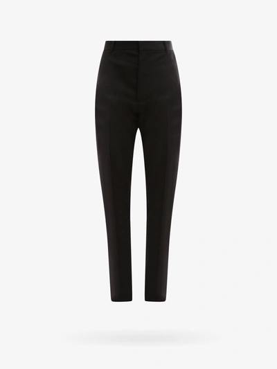 Alexander Mcqueen Trouser In Black