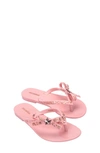 Melissa Kids' Mini Harmonic Star Flip Flop In Pink