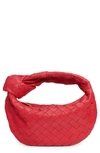Bottega Veneta Mini Jodie Leather Hobo Bag In Firework