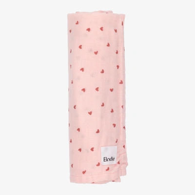 Elodie Babies' Girls Pink Muslin Cloth (80cm)