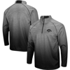 COLOSSEUM COLOSSEUM HEATHERED GRAY IOWA HAWKEYES SITWELL SUBLIMATED QUARTER-ZIP PULLOVER JACKET