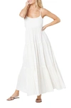 L*space Santorini Tiered Sleeveless Maxi Dress In Cream