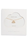 Estella Bartlett Lotus Flower Pendant Necklace In Gold Plated