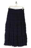 MAXSTUDIO MAX STUDIO TEXTURED MIDI SKIRT