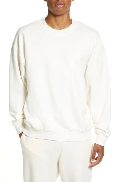 Elwood Core Oversize Crewneck Sweatshirt In White