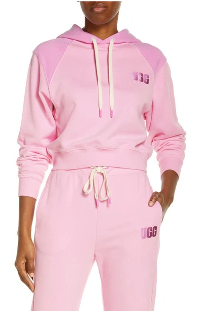 Ugg Mallory Cotton Crop Hoodie In Daydream