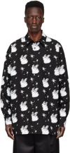 We11 Done Printed Shirt In Black