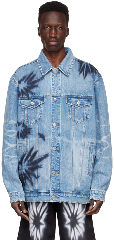 We11 Done Blue Denim Jacket