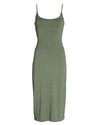Enza Costa X Revolve Strappy Side Slit Dress In Silver