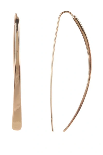 Olivia Welles Helia Curve Drop Earrings In Gold