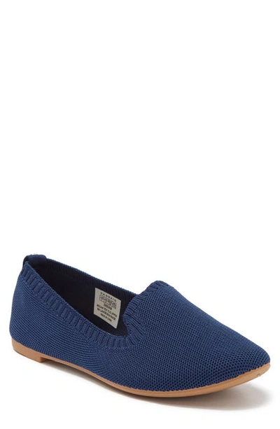 Danskin Dream Knit Flat In Navy