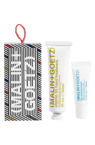 Malin + Goetz In Good Hands Hand Cream & Lip Moisturizer Set Usd $28 Value