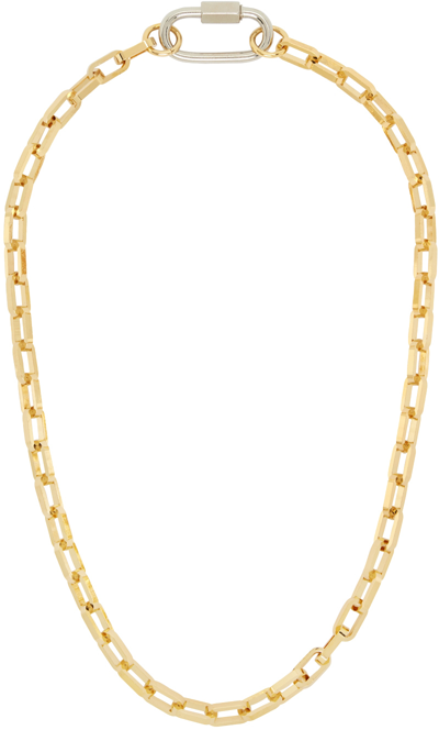 In Gold We Trust Paris Gold Chain Link Necklace